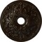 Ekena Millwork Jamie Ceiling Medallion (Fits Canopies up to 3 7/8"), 23 5/8"OD x 3 7/8"ID x 2 1/8"P, Bronze CM23JABZS - alternate 1